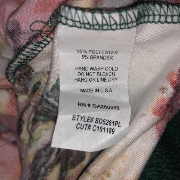 Sweet Lovely by Jen Long Sleeve midi soft stretch dress size 2X with pockets. - Picture 7 of 9